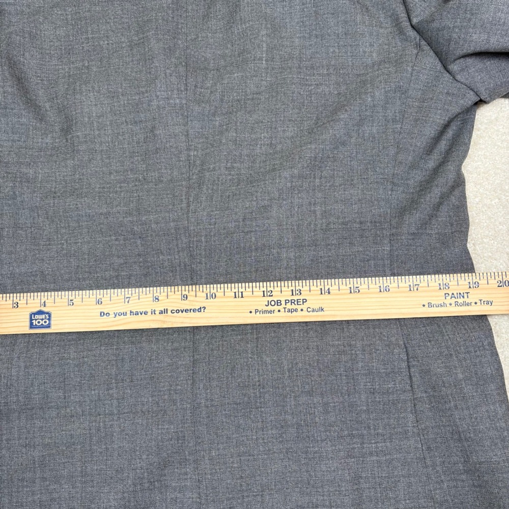 Suitsupply Lazio Vitale Slim Fit Pure Wool Blazer Jacket Grey Size 42 US 52EU - Picture 11 of 13